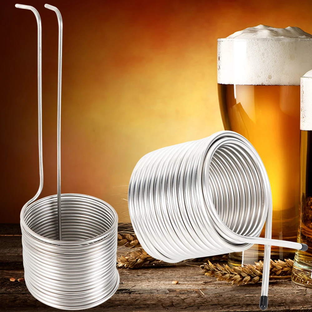 

Cooling Coil Pipe Stainless Steel Immersion Wort Chiller Cooling Coil Pipe for Home Brewing