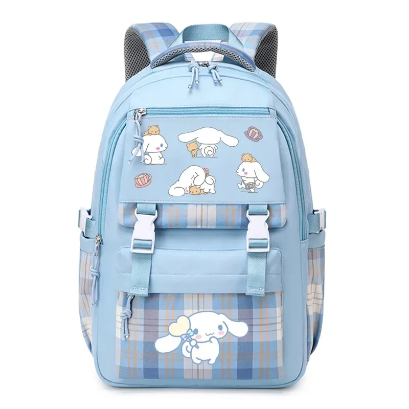 

Sanrioed Cinnamoroll детский школьный рюкзак для защиты позвоночника кавайный мультяшный аниме для начальной школы большой рюкзак для девочек водонепроницаемый подарок