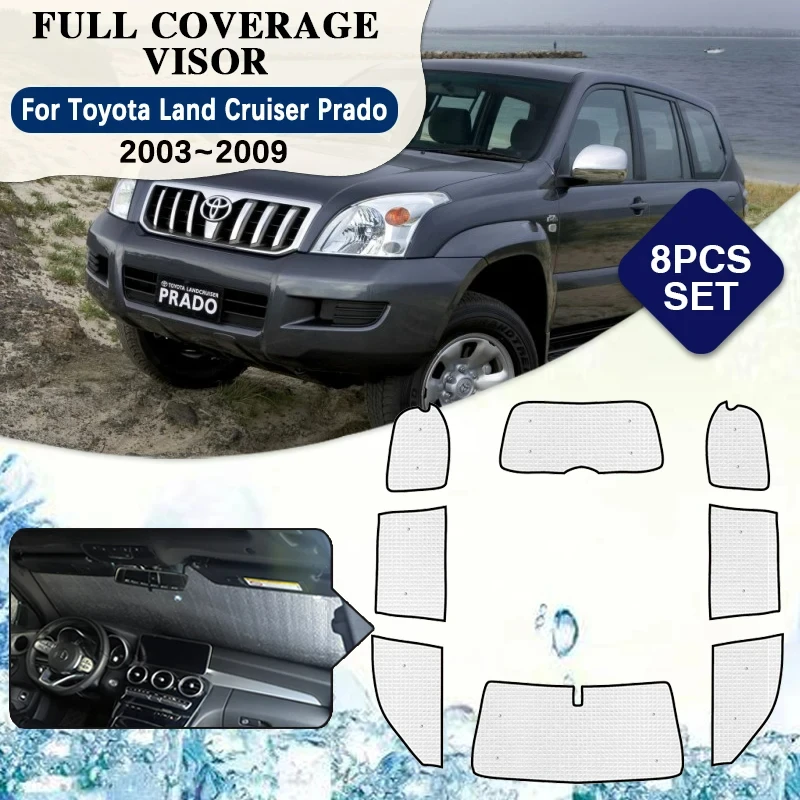 

Автомобильные аксессуары для Toyota Land Cruiser Prado J120 2003 2004 2005 2006 2007 ~ 2009 FJ120