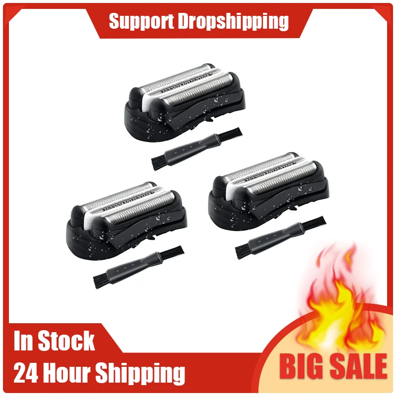 

AD-32B Shaver Head Replacement For Braun 32B Series 3 301S 310S 320S 330S 340S 360S 380S 3000S 3020S 3040S 3080S