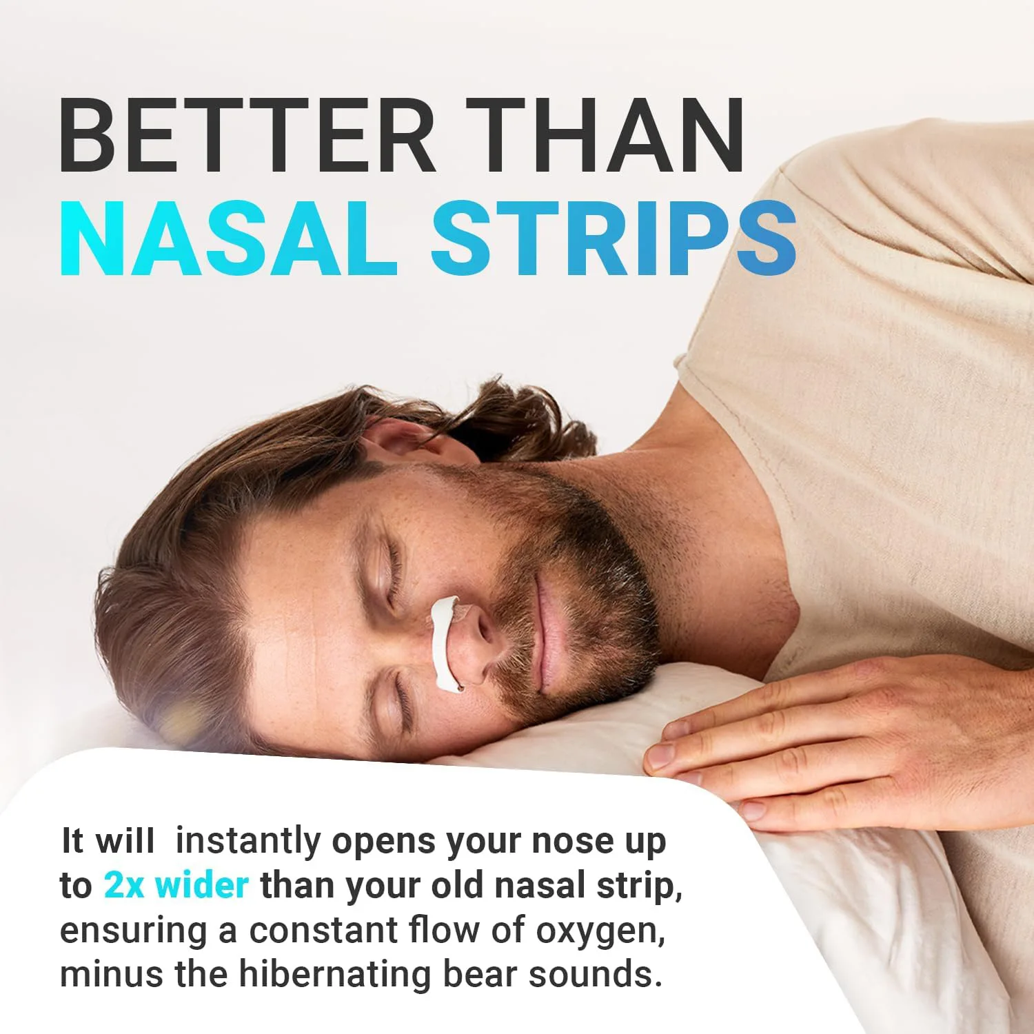 Magnetic Nose Dilator Anti Snoring Nose Patch Easy Breath Anti-Snoring Stop Snoring Device Preventing Snoring Improve Sleeping 2