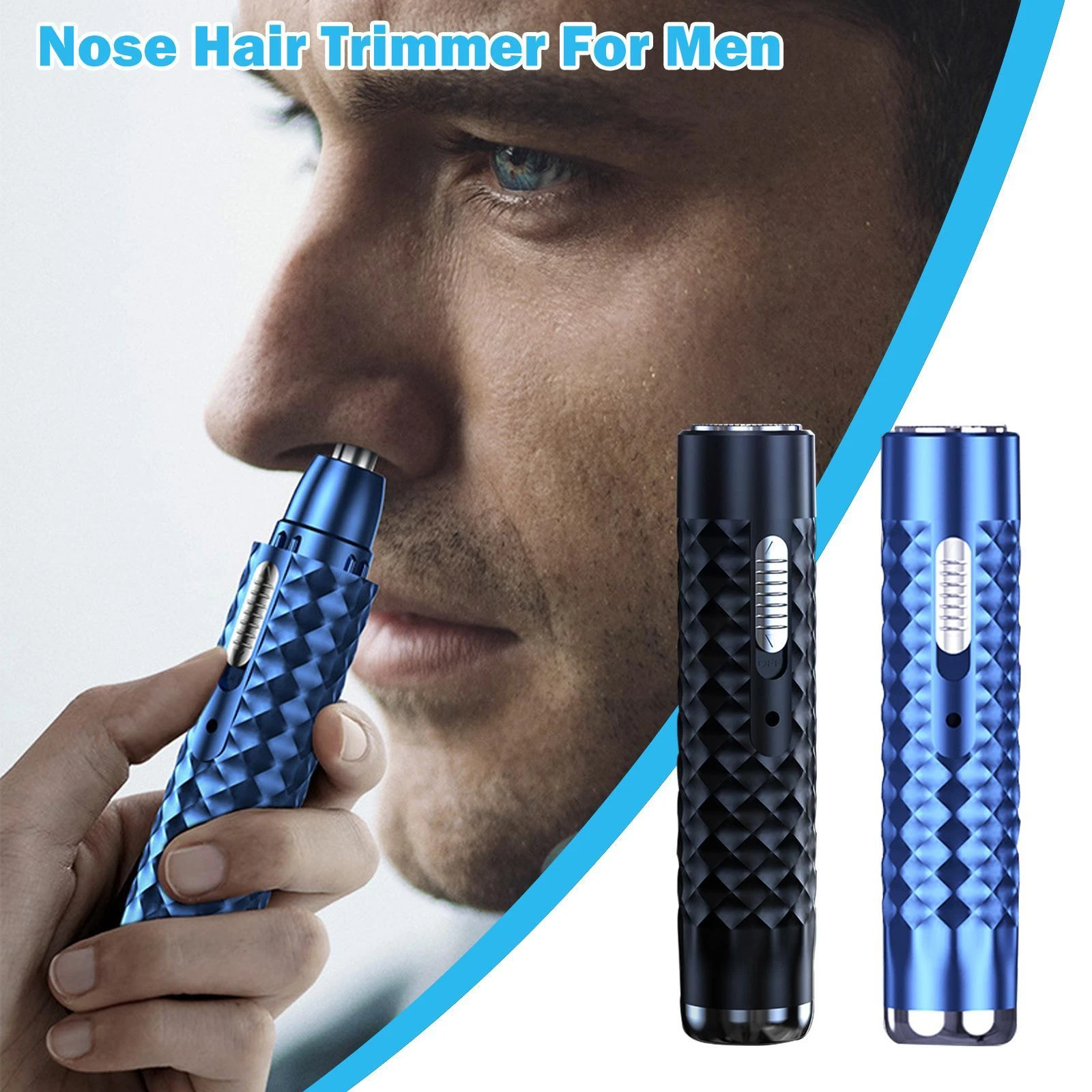 2in1 Razor Nose Hair Trimmer For Men Electric Shaving Tools Electric Shaver  Machine Nose And Ear Hairs Remover Curler - Electric Nose & Ear Trimmers -  AliExpress