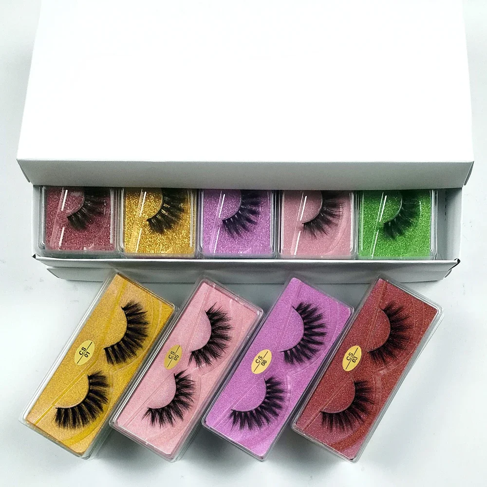 

Lashes Bulk Wholesale 30/50/100pcs Natural False Eyelashes Pack Soft Thick 3d Mink Eyelashes Makeup Fluffy Mink Lashes Bulk