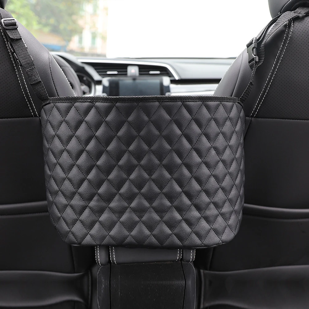 

Storage Bag Car Seat Hanging Nets Pocket Trunk Bag Organizer Auto Stowing Tidying Interior Accessories 27x39x10cm