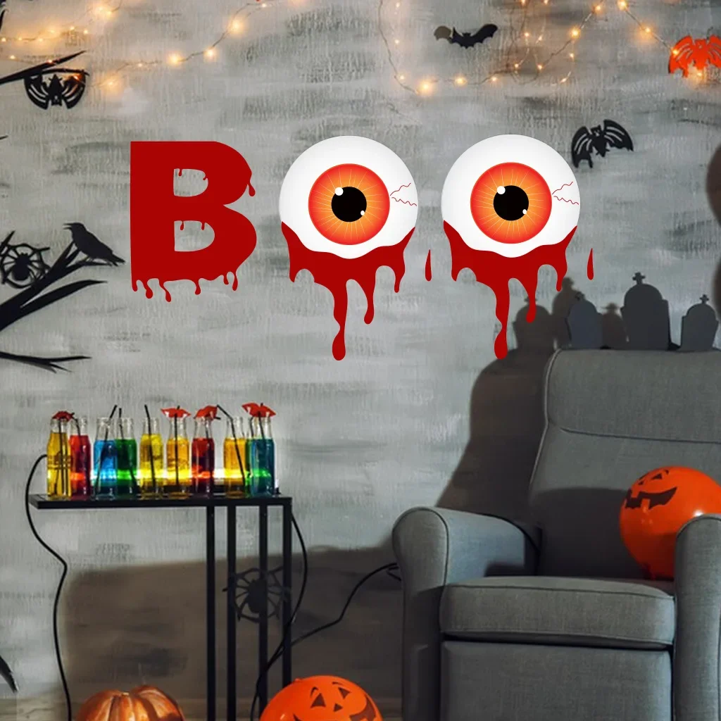 Description Picture 2 of item2024 Halloween 3D Ghost Hand Sticker Horror Removable Halloween Mall Decoration Wall