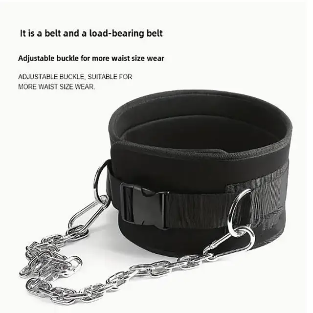 Weighted Belt Indoor Training For Pull-ups Single And Double Bar Weighing Belt Fitness Strength Training Unisex 2