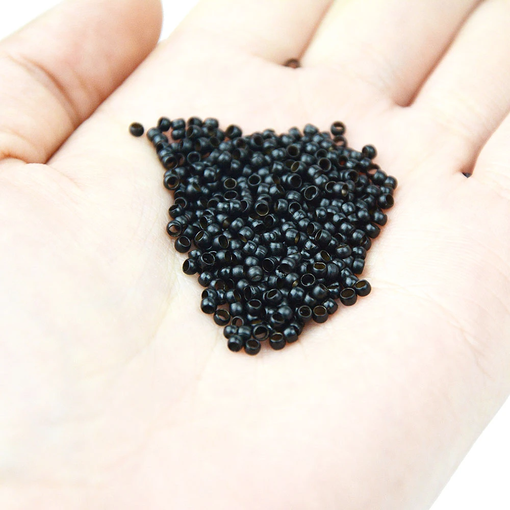 2.5mm 헤어 익스텐션 마이크로 링 링크 비즈 나노 링 비즈 헤어 익스텐션용 헤어 익스텐션 도구 1000개