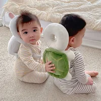 Newborn Headrest Security Pillows Backpack Toddler Baby Head Fall Protection Pad Cushion Cartoon Soft Security Pillows Backpack 2