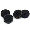 HENGC 15/20mm Round Matte Black Resin Coat Buttons For Clothes Retro Man Suit Jacket Cardigan Needlework DIY Crafts Wholesale 4