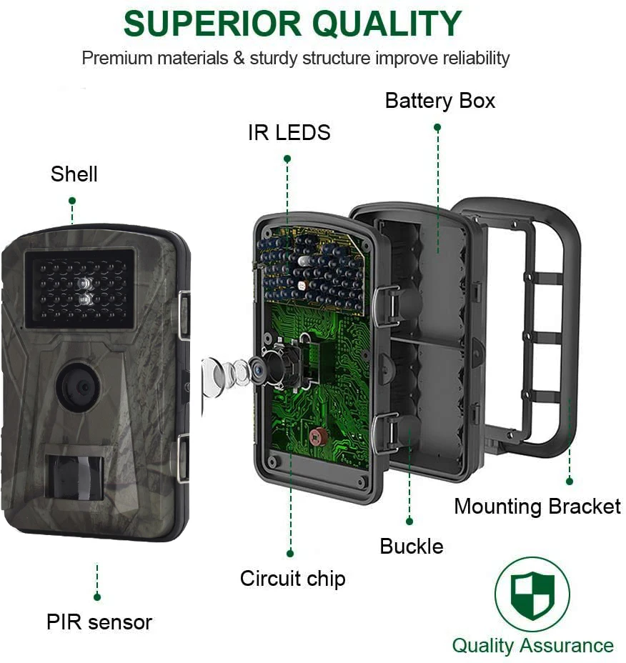 Wildlife Monitoring Apeman 12mp 1080p Trail Wildlife Camera Apeman