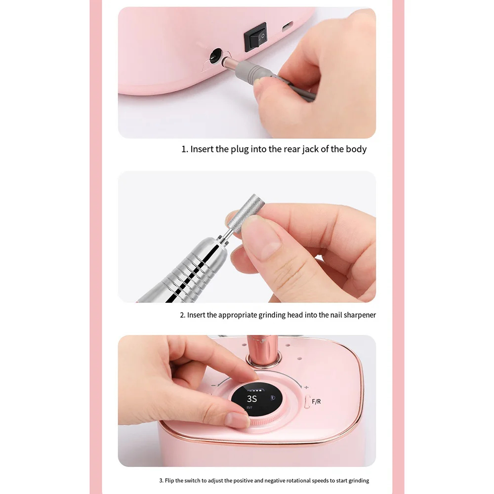 35000RPM Electric Nail Polishing Machine
