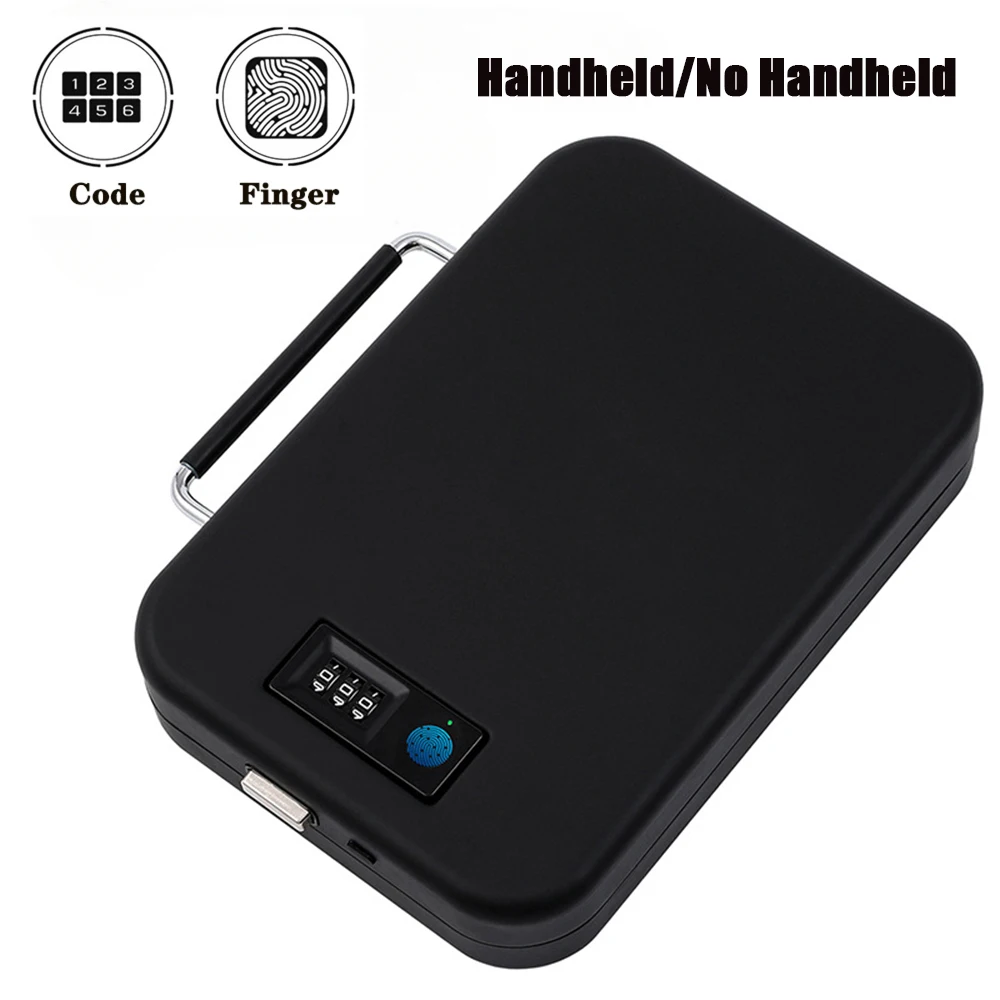 Cassaforte Pistola Biometrica - Impronta Digitale, PIN, Chiave, Porta Scorrevole, Acciaio Anti-Scasso - Foto 7