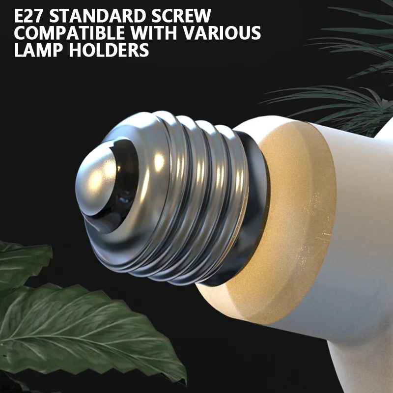 UVA Reptile Lamp Turtle Lizard Snake Reptiles E27 Heating Lamps 25-100W Amphibious Infrared Heat Light Terrarium Accessories