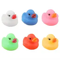 Baby Duck Bath Toys Kids Led Lighting Up Water Floating Toy Luminous Swim Rubber Ducks Toys For Children Classic Baby Water Toy 1