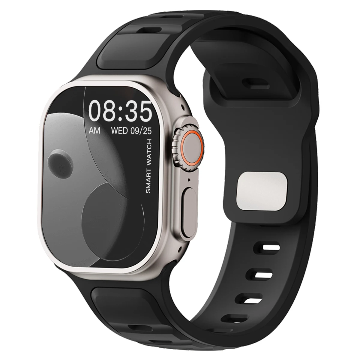 ตัวเลือกสินค้า สายซิลิโคนกันน้ำสำหรับ Apple Watch หลายรุ่น 40-49 มม.