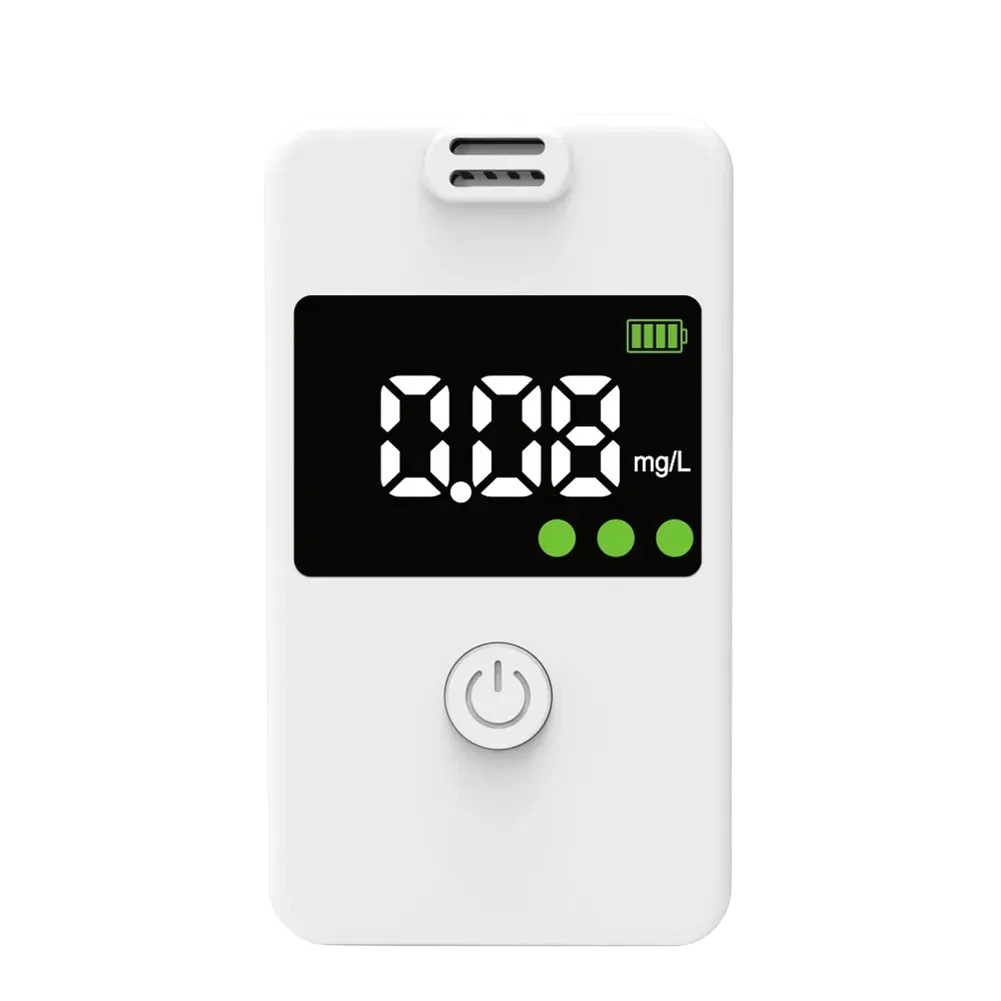 

Портативный алкотестер для домашних вечеринок, 2500 тестов на алкоголь, хранение данных 50 групп