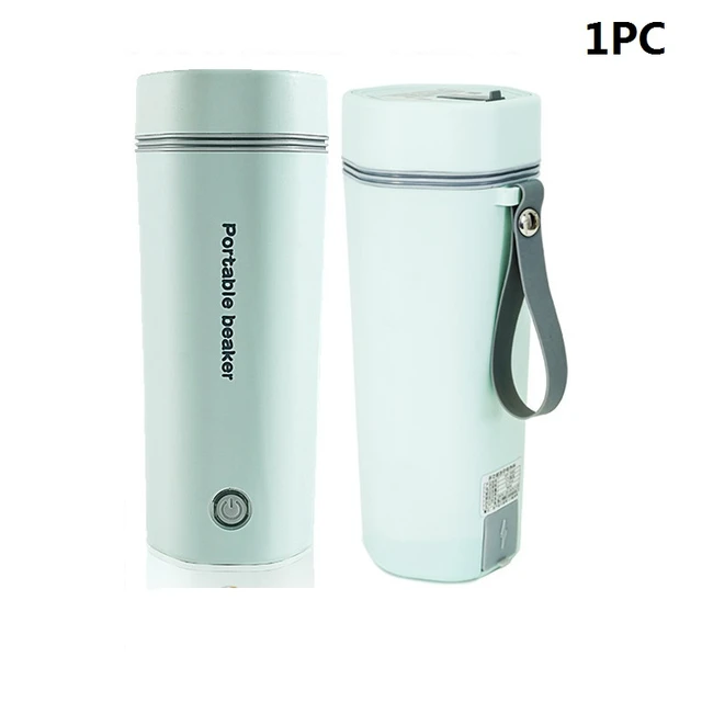 350ML Car Heating Cup Portable Thermos Stainless Steel Coffee Milk Warm  Bottle