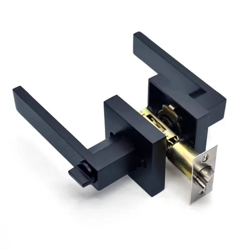 Avançado Zinc Alloy Porta Bloqueio Handle, Canal