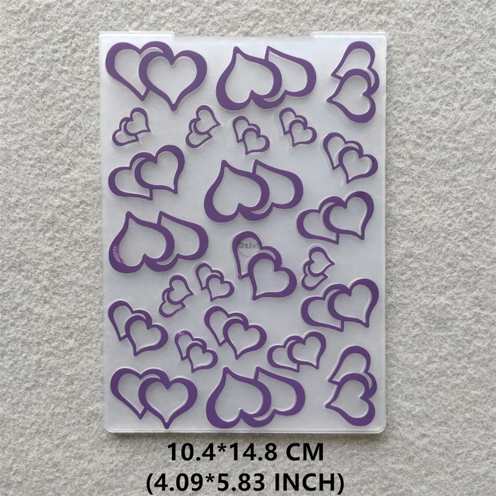 Christmas Embossing Folders for Scrapbooking Paper Album Cards Making Supplies 3D Plastic Cutting Dies Crafts 28 Styles plastic embossing folder