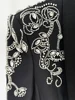 HIGH STREET Newest Fashion 2024 Women's Diamonds Rhinestone Beaded Blazer Mermaid Long Skirt 6