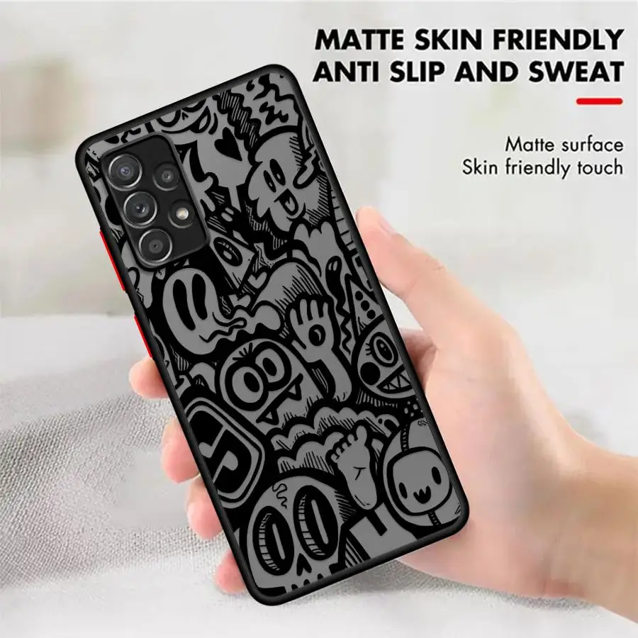 Graffiti Black Phone Case Cover