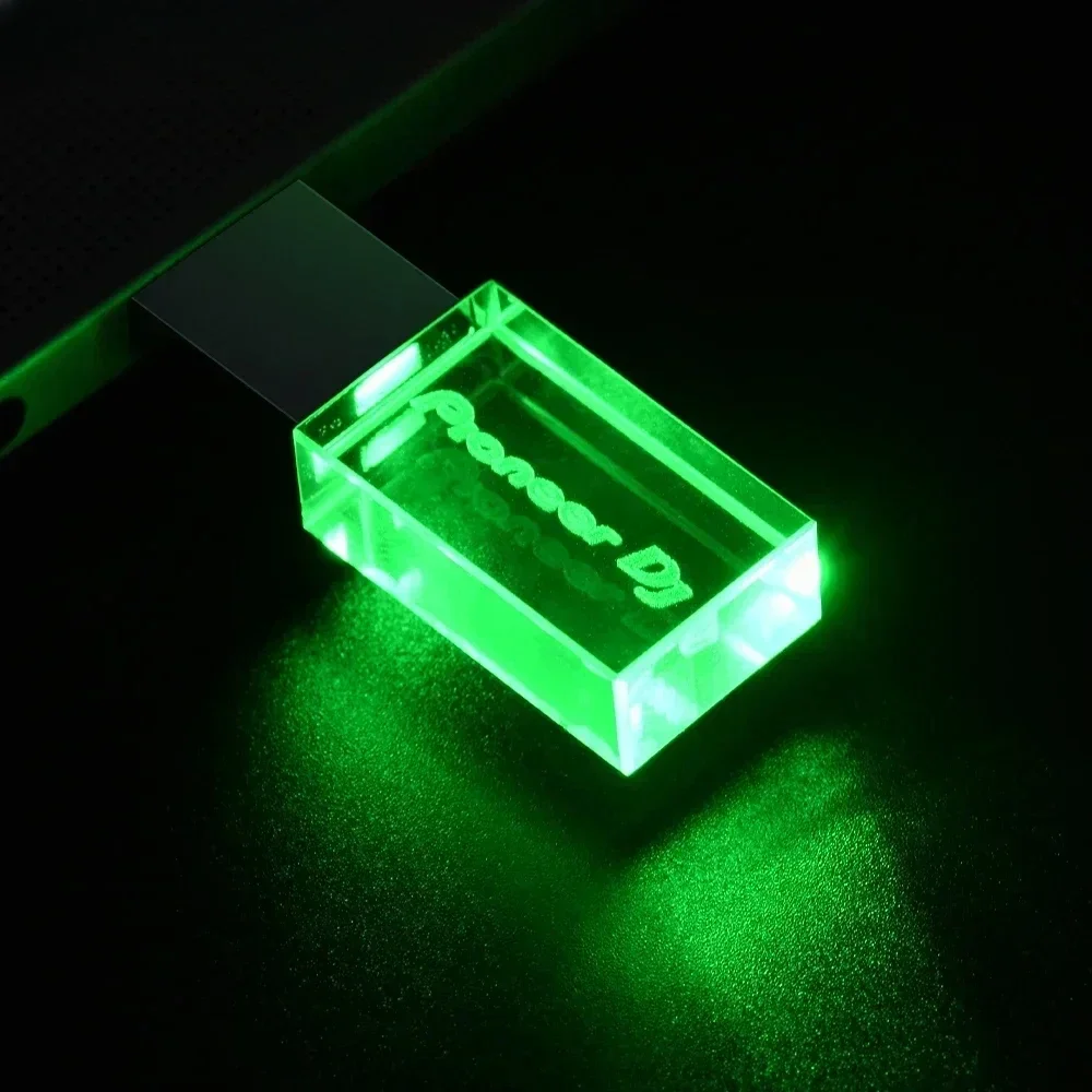 USB flash drive High Speed Writing Reading Memory stick Colorful LED light Pioneer DJ premium pendrive 32GB 64GB 128GB usb flash drive flash drive