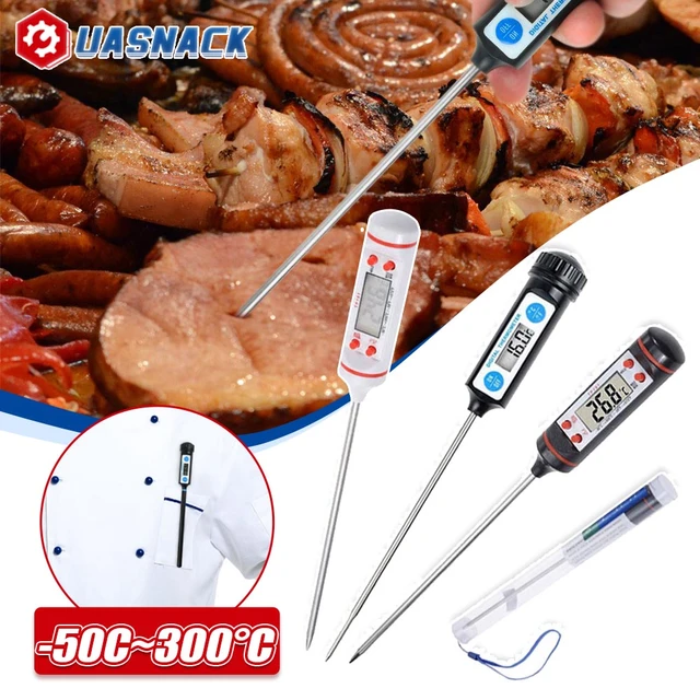 1pc Kitchen Digital Pen-style Probe Baking Bbq Meat Thermometer, Milk Food  Temperature Measurement, Cooking Oven Temperature Gauge