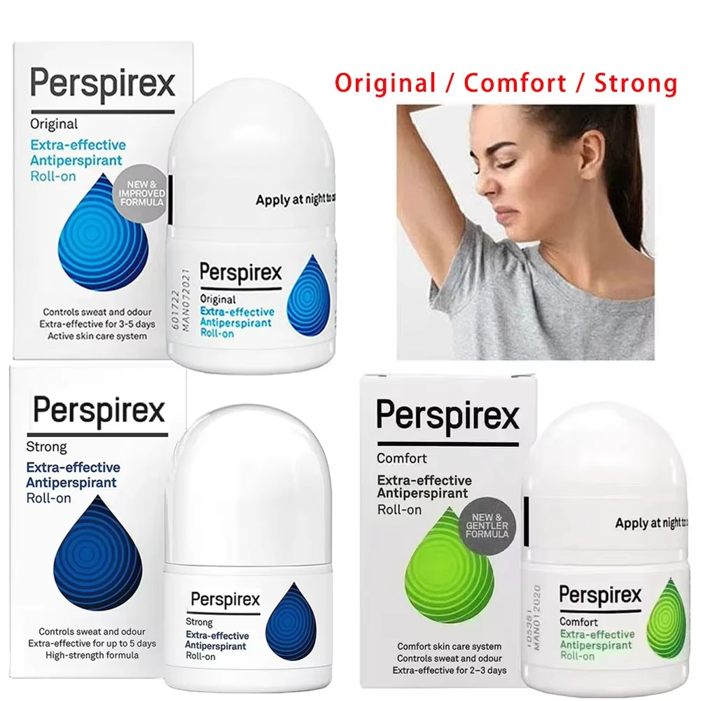 Deodorante Roll-On Antitraspirante 20ML a Lunga Durata Altamente Efficace per Uomo e Donna, Fresco Senza Profumo