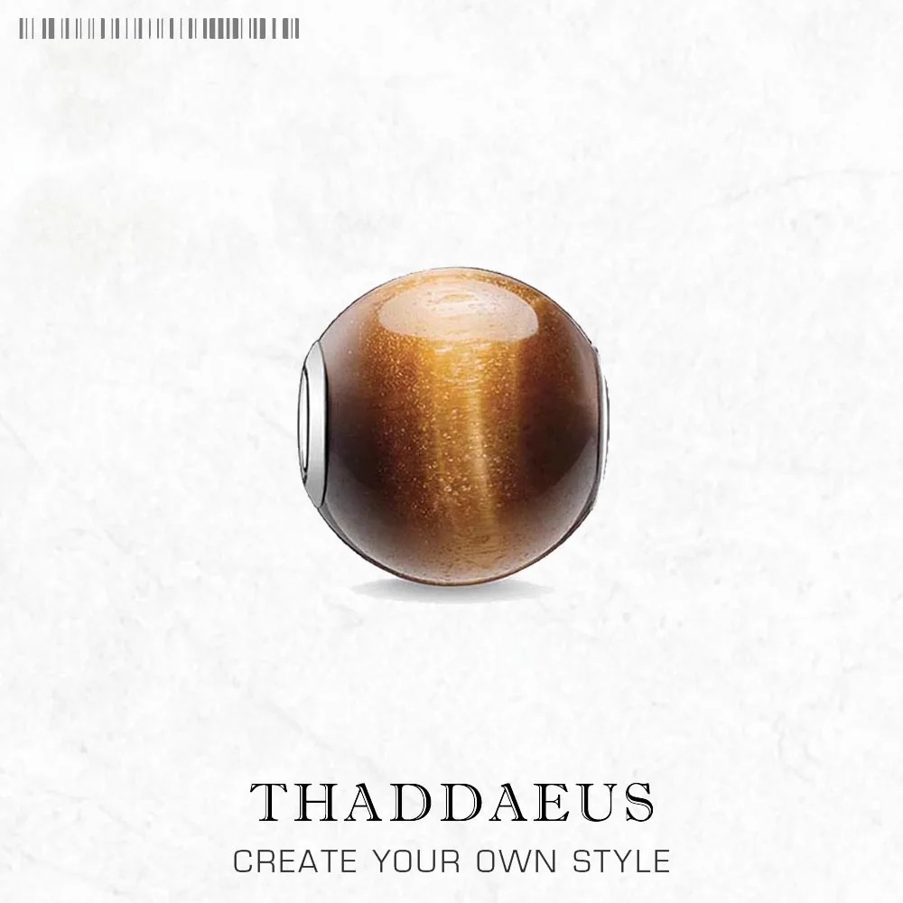 비즈 참 브라운,  타이거 아이 주얼리 카르마 유럽 액세서리