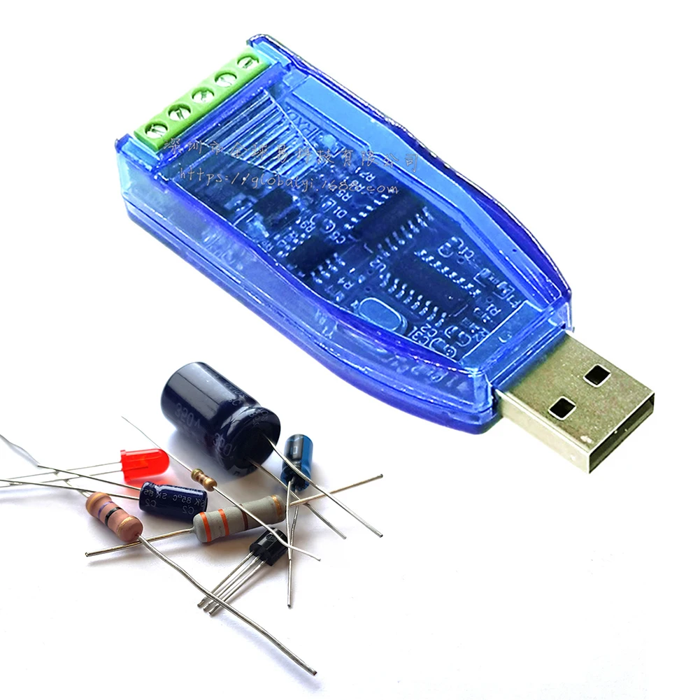 Industrial USB To RS232 RS485 Communication Module CH340 Chip Upgrade Protection for Win 8/10 Linux Vista/Linux/ Os X