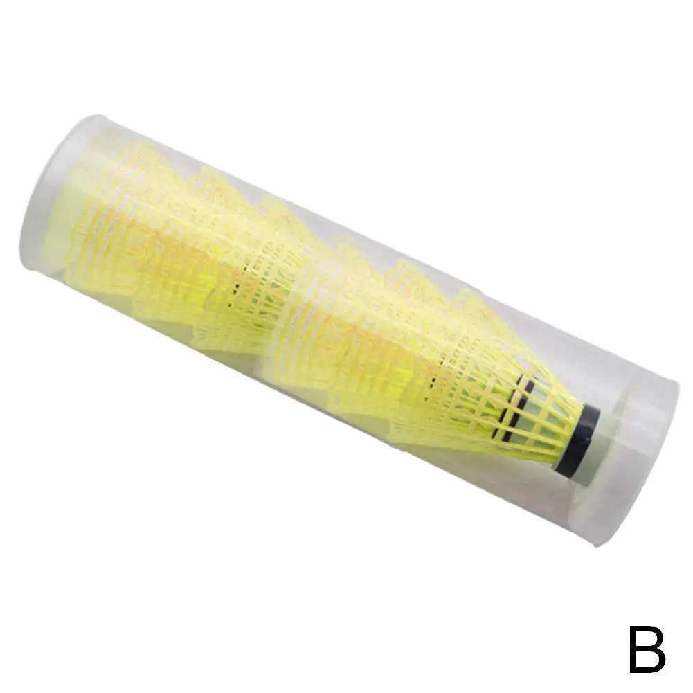 3/6/12Pcs Plastic Badminton Shuttlecock Lightweight For Practice Portable Shuttlecocks Training Kids Entertainment K3H1