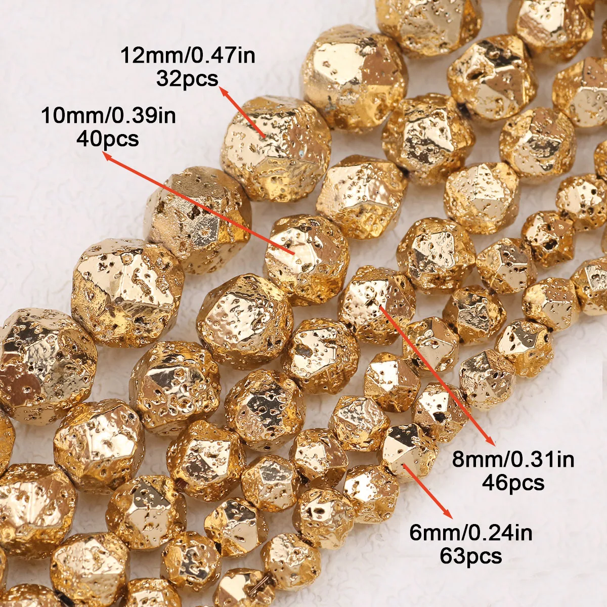 Perline Distanziatrici Rotonde In Pietre Preziose Naturali K2 - Foto 10