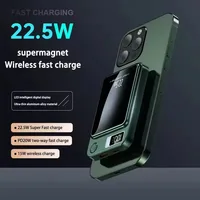 Magsafe Power Bank 20000mah Wireless Portable Charger With Lcd Screen Spare Battery For Iphone Samsung Xiaomi Batterie Externe 1