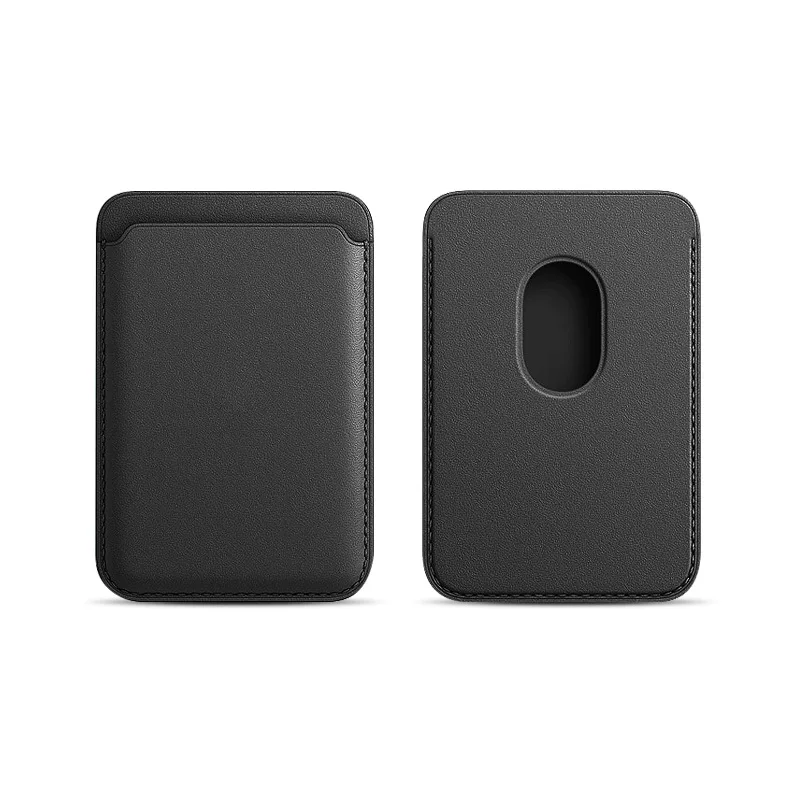 Leather Magnetic Card Wallet - Slim Credit Card Holder with Easy Access Design