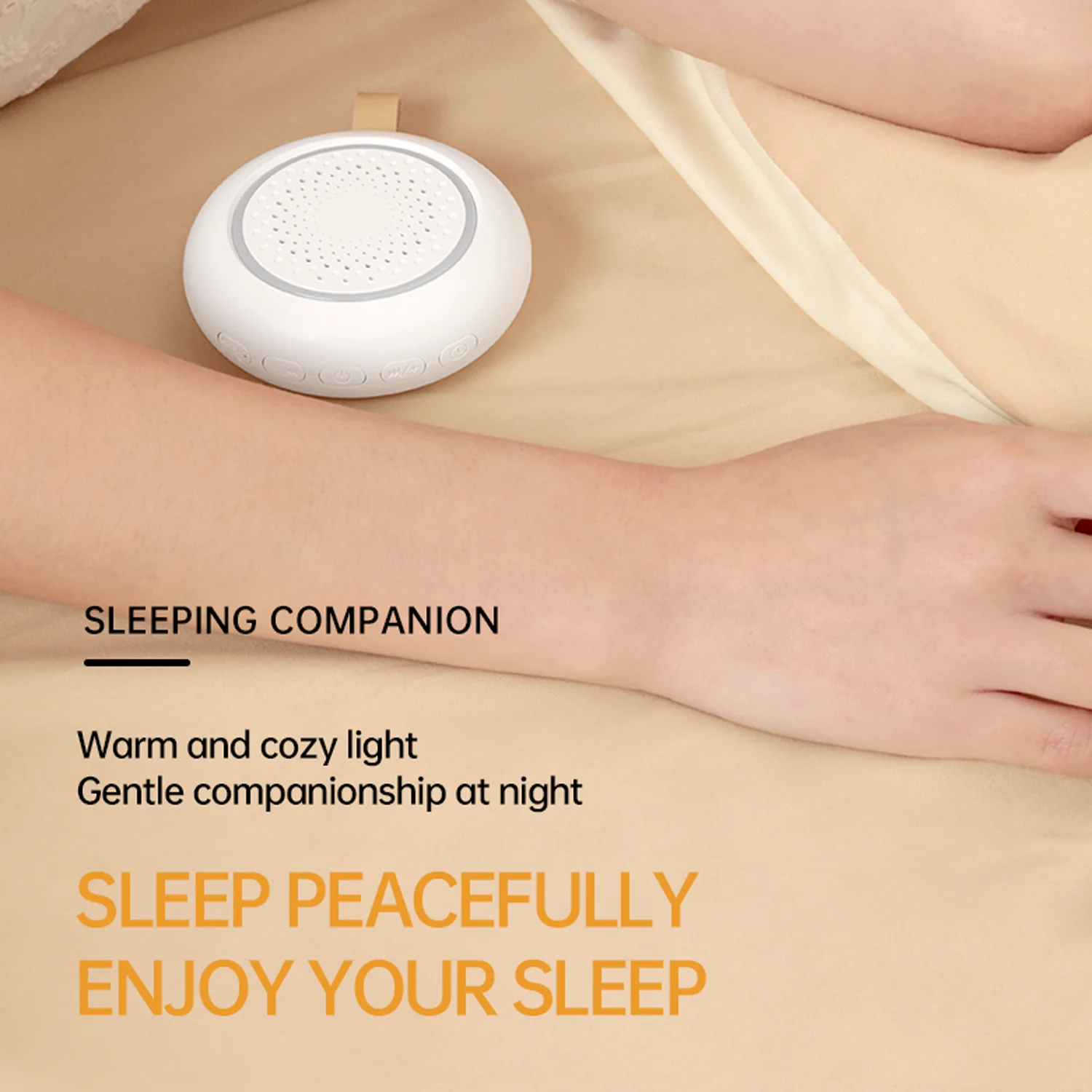 Soothing White Noise & Sleep Aid Device with Night Light