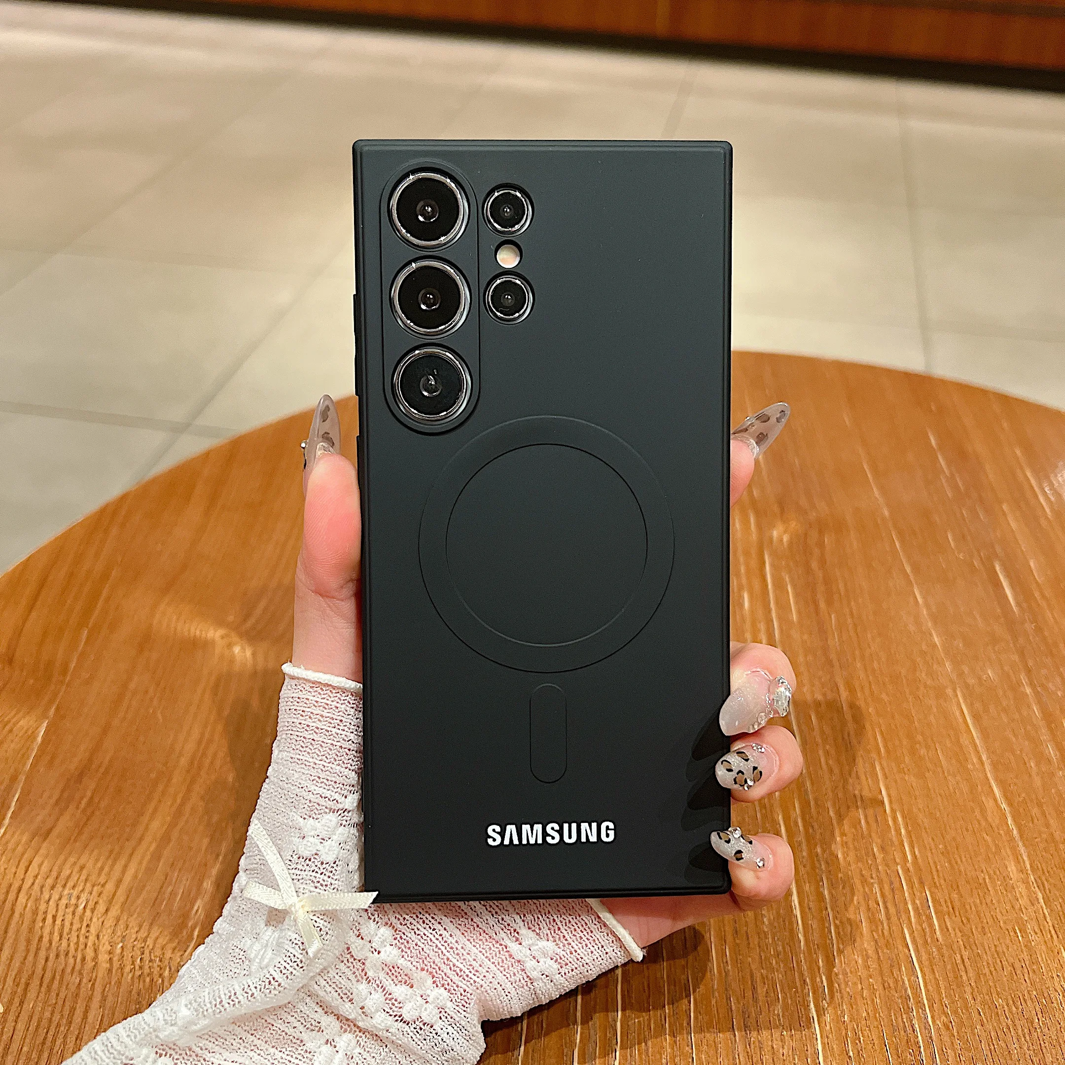 Enhanced Magnetic Silicone Case with Lens Protection - Soft Cover