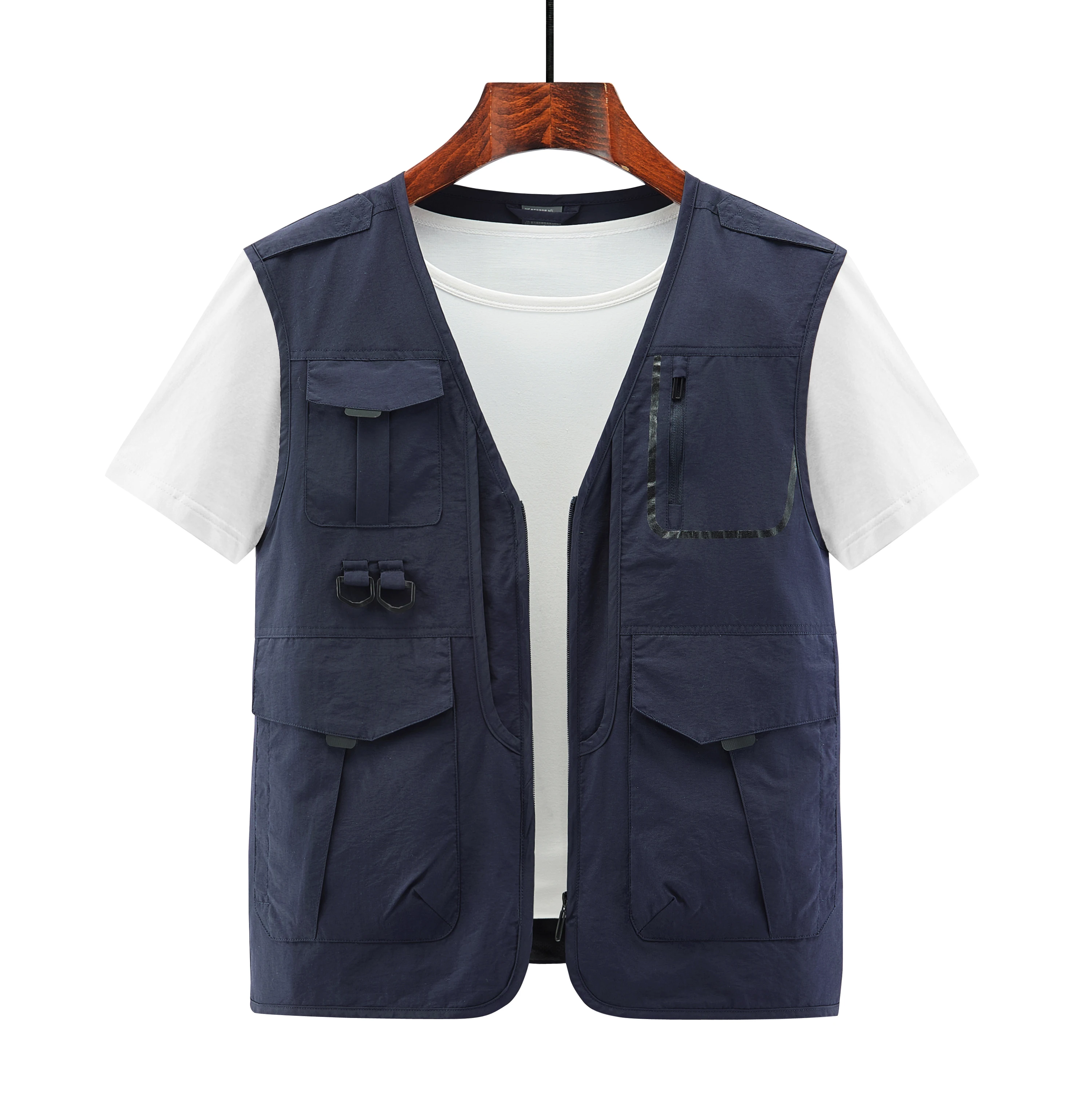 Description Picture 4 of itemSleeveless Jacket Fashion Fishing Vests For Men's Photography Casual Waistcoat 2024 Spring Autumn Outdoors Military Clothing