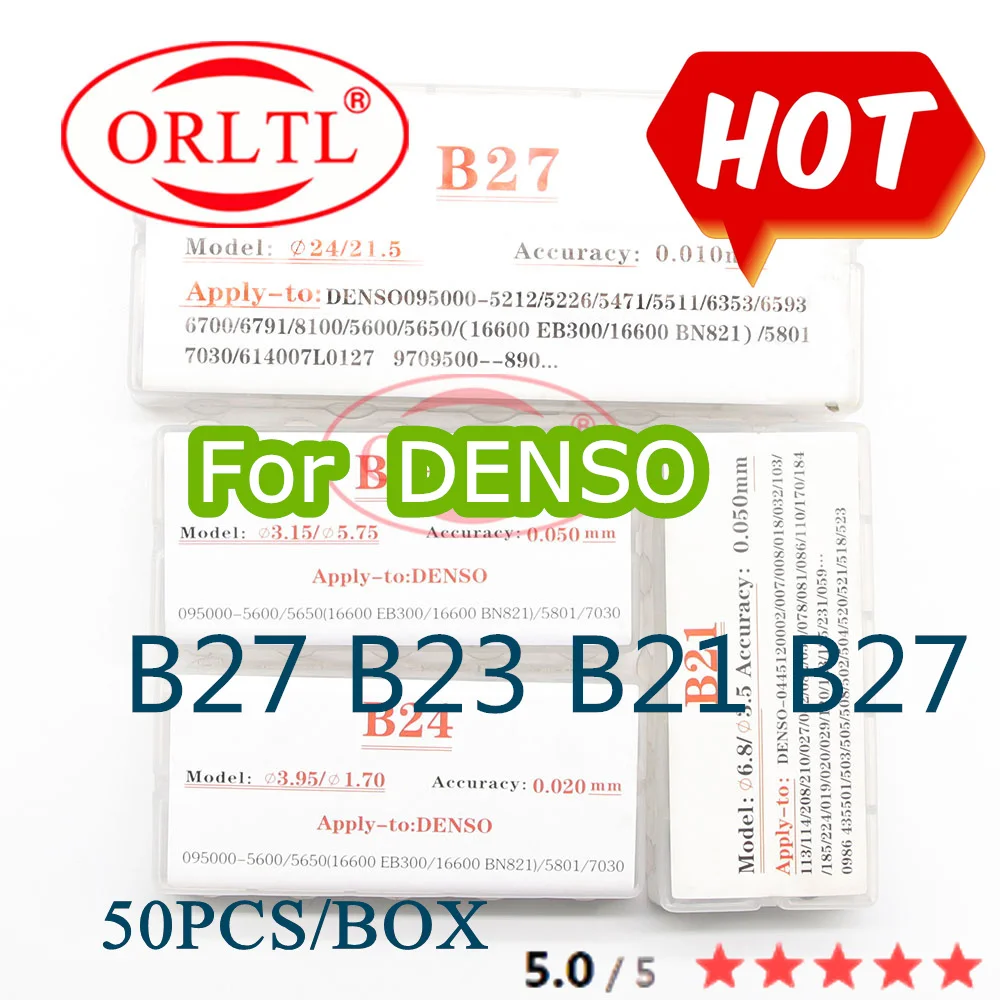 

ORLTL Custom made B24 B23 B27 B21COMMON RAIL INJECTOR ADJUST SHIMS FOR DENSO 400PCS/SET