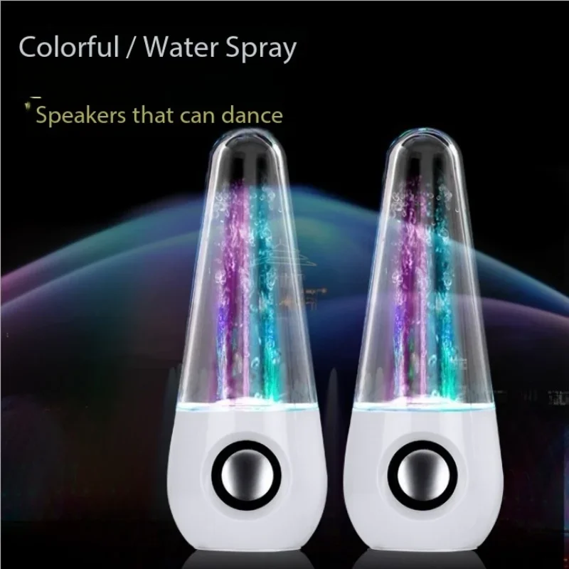 LED 라이트 워터 댄싱 스피커 알타보즈 스피커 파를란테스 하이파이 3D 서라운드 서브우퍼 스테레오 컴퓨터 음악 플레이어 지원