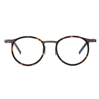 Новые датские брендовые ацетатные титановые оптические оправы для очков для мужчин и женщин, сверхлегкие круглые компьютерные оправы для очков, очки — изображение 6