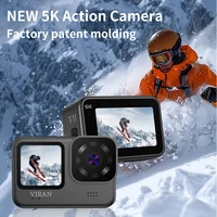 VIRAN V11 5K 4K60FPS WiFi Anti-shake Action Camera Go With Remote Control Screen Waterproof Sport Camera pro drive recorder 2