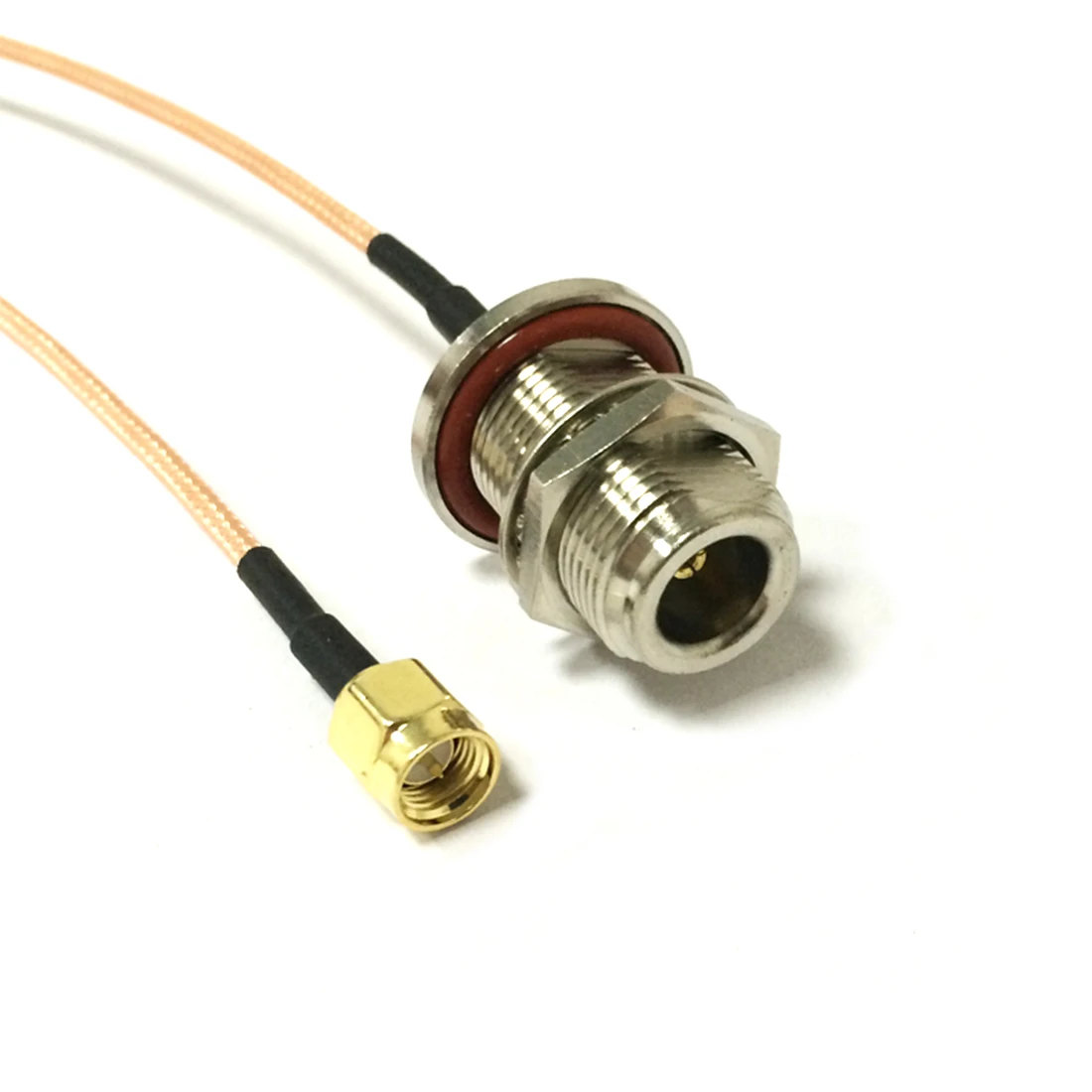 RF Pigtail Cable SMA Male Switch N Female Bulkhead RG316 For Wireless 15CM Lots of 10pcs