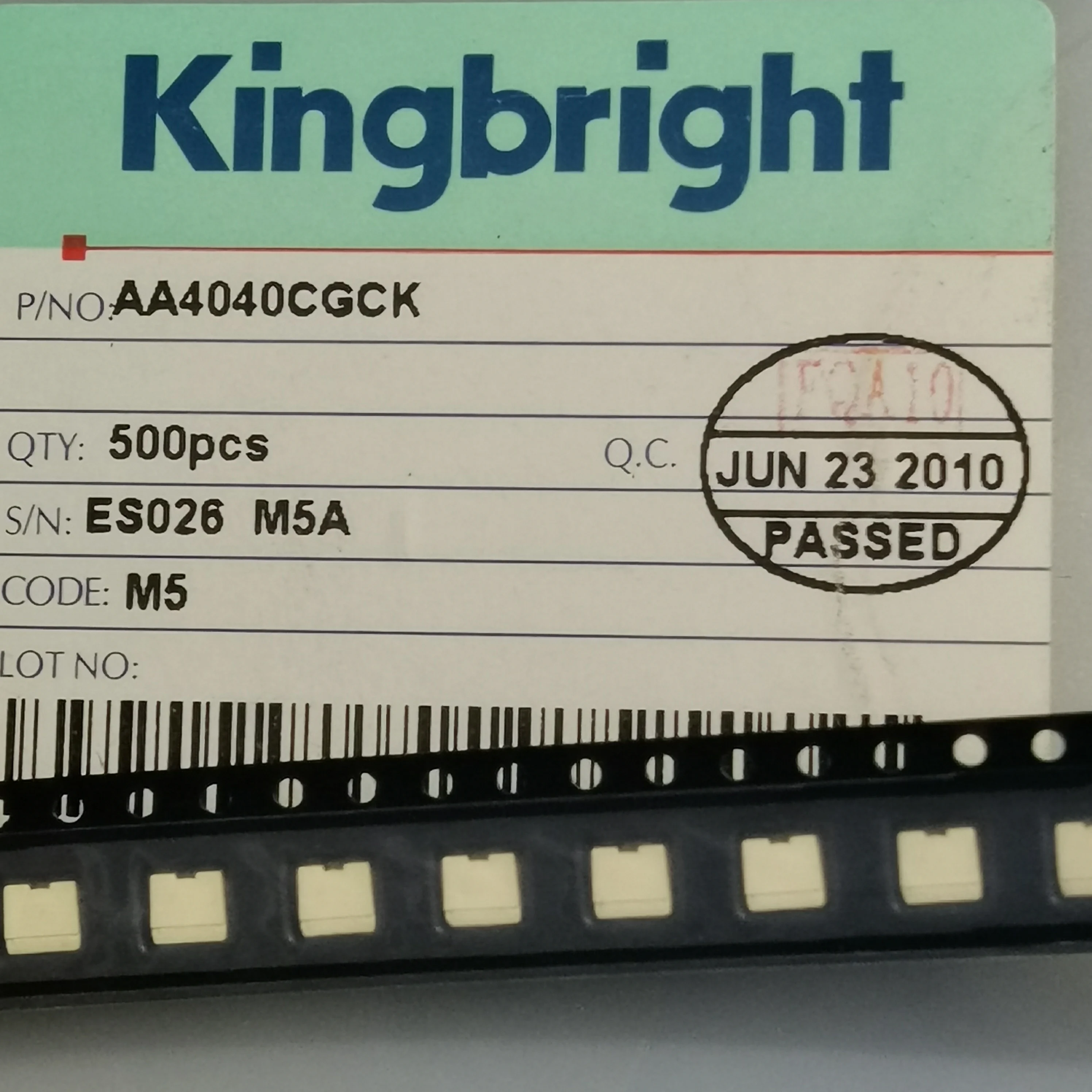 50Pcs/AA4040CGCK 4040 측면 녹색 노란색-녹색 백라이트 슈퍼 밝은 LED