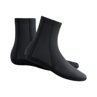 Water Socks 3mm Neoprene Socks Non Slip Beach Socks for Women Men (Black XL)