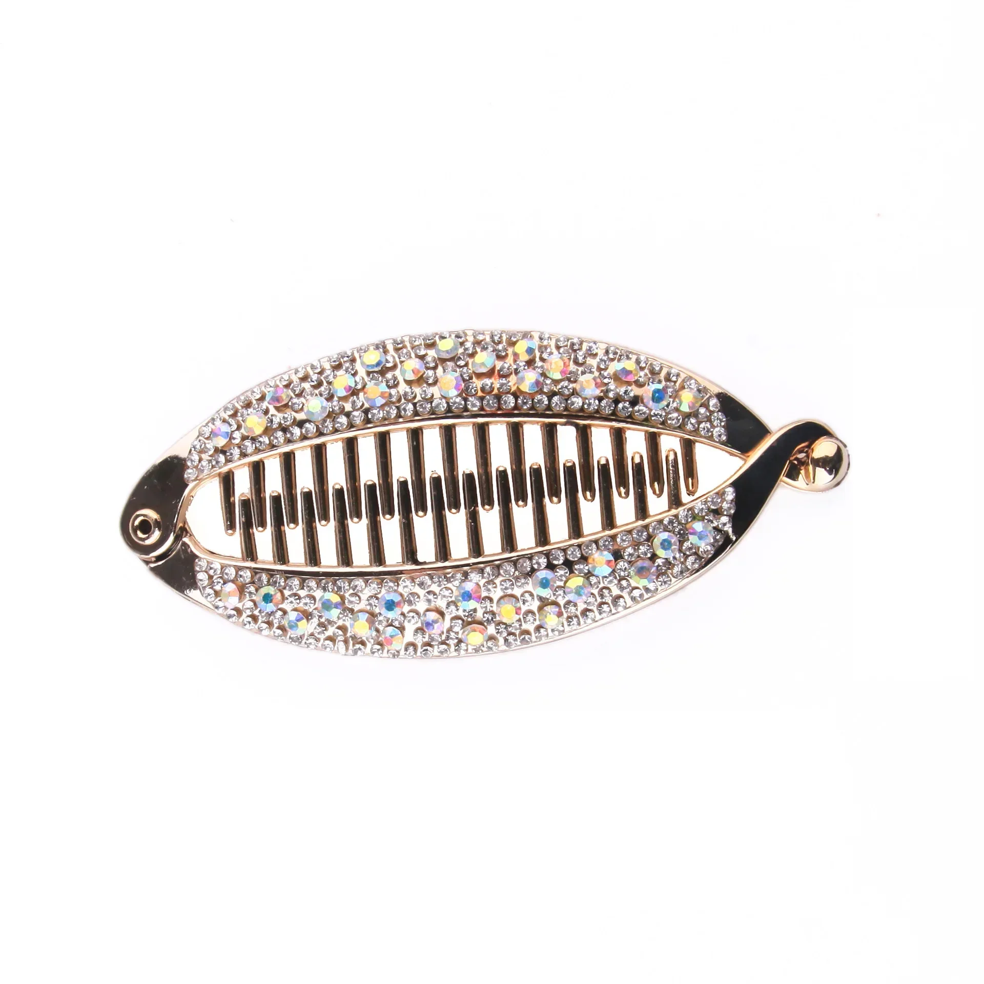 Hair clips hair accessories rhinestone hair clip fish shape vintage hair clips for women girls