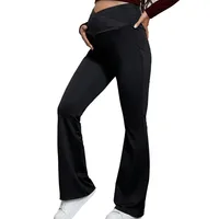 Maternity Pants Summer Maternity Ice Silk Pants Summer Maternity Wear Wide-leg Pants Thin Outer Wear Loose Pleated Pants 1