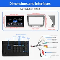 ESSGOO 9 "autoradio Android 14 pour Opel Astra J 09-14 Buick Excelle Verano 10-15 lecteur multimédia Navi GPS Carplay Android Auto 6