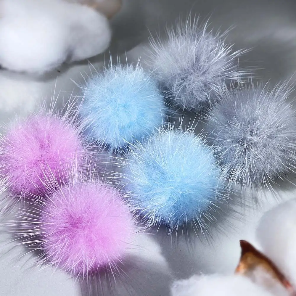 

Nail Ornaments Nail Plush Fur Balls Manicure Tools Nail Art Fluffy Pom Magnetic Nail Pom Poms DIY Nail Decorations Pink
