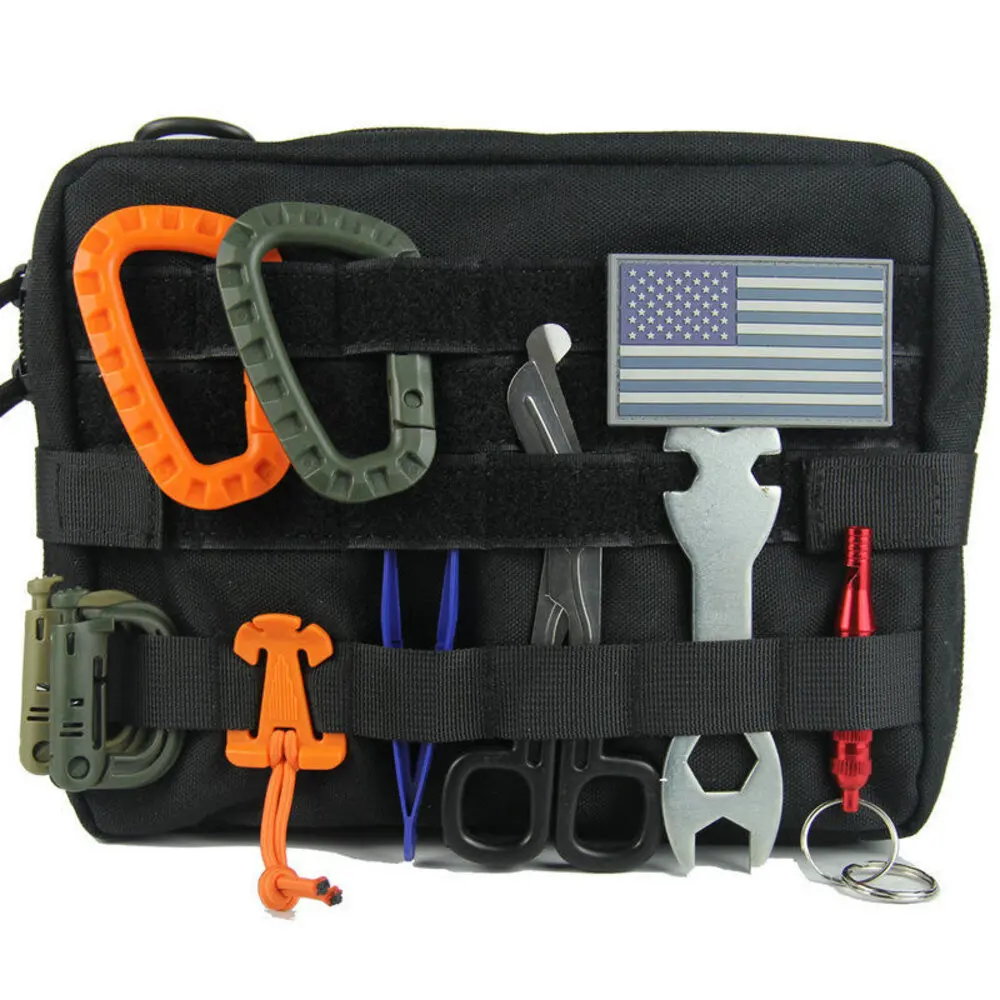 Molle Military Pouch Bag Medical EMT Tactical Outdoor Emergency Pack Camping Hunting Utility Multi-tool Kit EDC