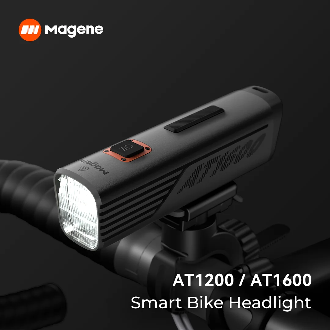 Magene AT1200/AT1600 Smart Bike Headlight Intensity Stable Light 4